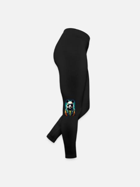 Panda Giant Panda - Women’s Jersey Leggings - black - Right