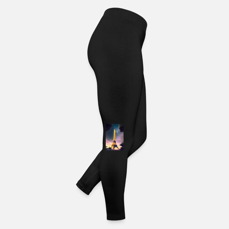 Tour Eiffel - Legging en jersey Femme - noir