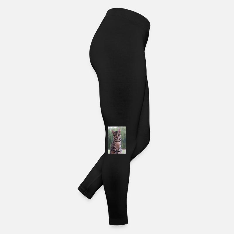 Chat chat chaton doux - Legging en jersey Femme - noir
