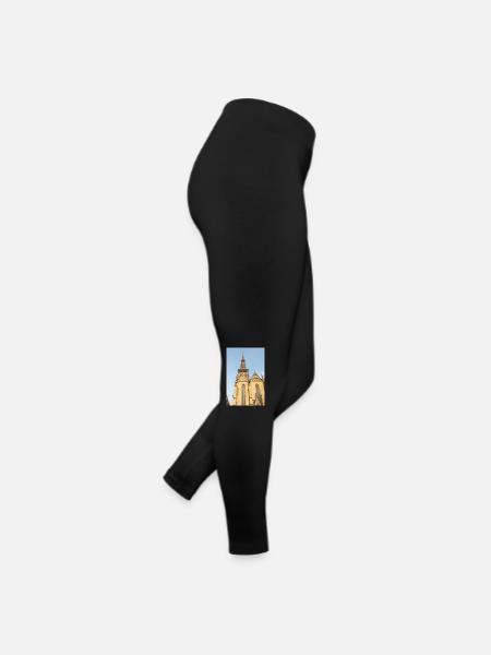 St. Mary's Church (Marienkirche) Osnabrück - Women’s Jersey Leggings - black - Right