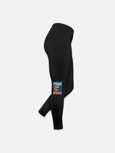 Croatia Kroatia travel summer croatia Dubrovnik - Women’s Jersey Leggings - black - Right
