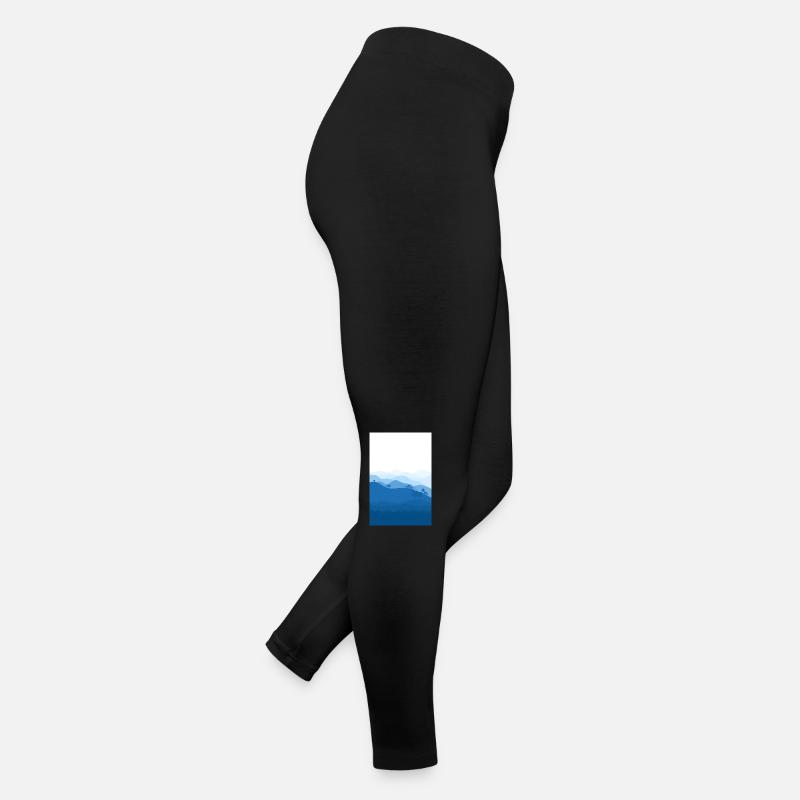 Fond de montagnes bleues Legging en jersey Femme