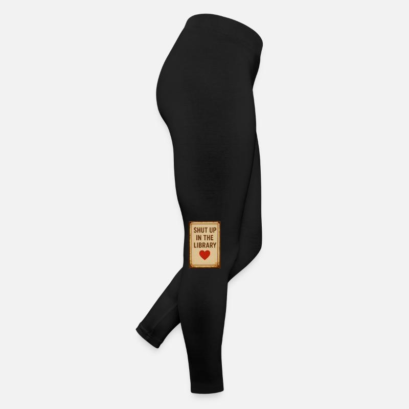 Seien Sie ruhig in der Bibliothek Frauen Jersey Leggings