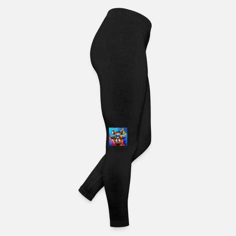 Capybara, wasserschwein,graffiti ,malerei , bunt Frauen Jersey Leggings
