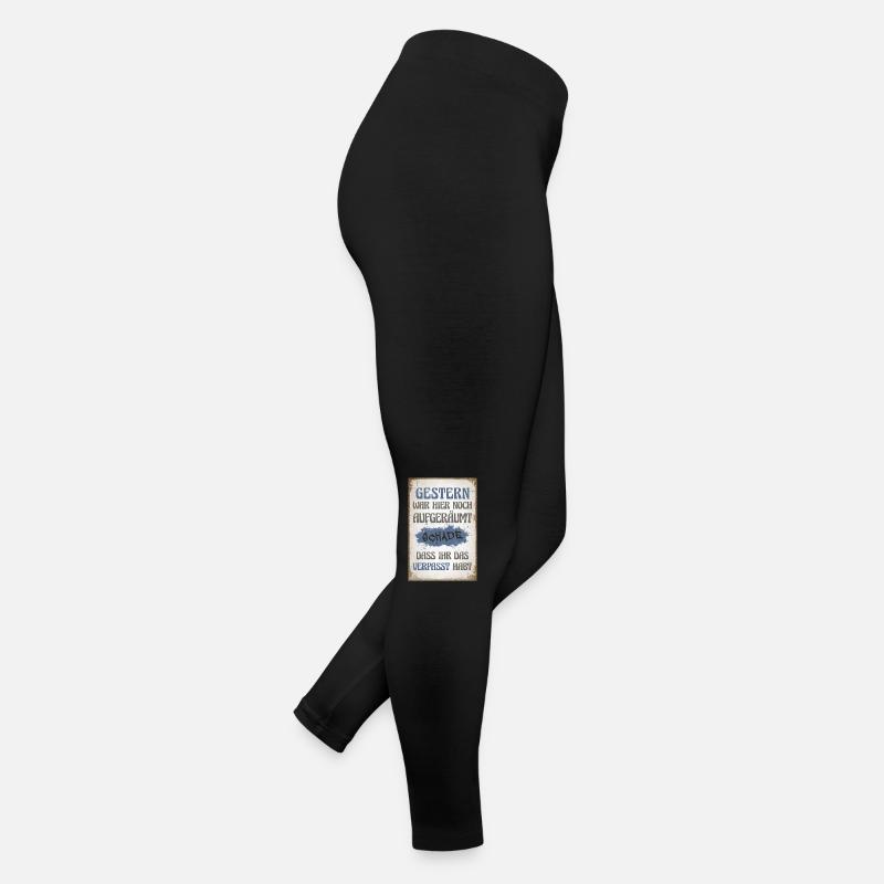 Hier, il était encore en train de ranger ici Legging en jersey Femme