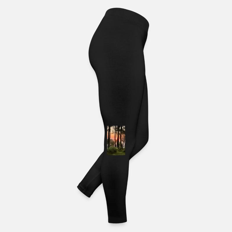 Comic Drawing sunset Gespensterwald Nienhagen Women’s Jersey Leggings