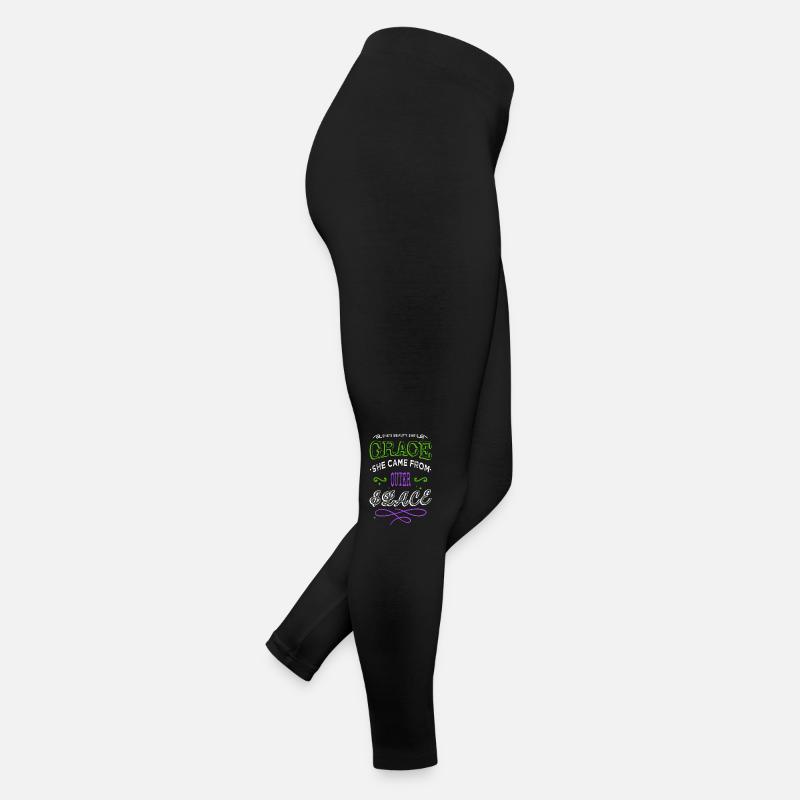 Alien UFO Esthétique Alien Spacecraft Memes Drôle Legging en jersey Femme