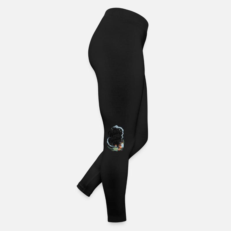Ätherische Öle Aromatherapie Winter Gesundheit Frauen Jersey Leggings