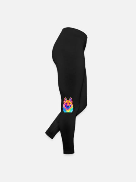 Dog Love Dogs German Shepherd Dog Dog Owner Dog - Women’s Jersey Leggings - black - Right