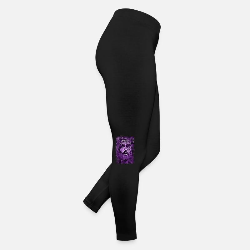 Jesus god gud Maria Madonna Mariana Virgin Mary Women’s Jersey Leggings