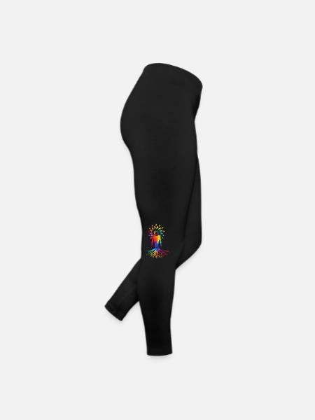 Symbol of nature's lowest common denominator - Women’s Jersey Leggings - black - Right