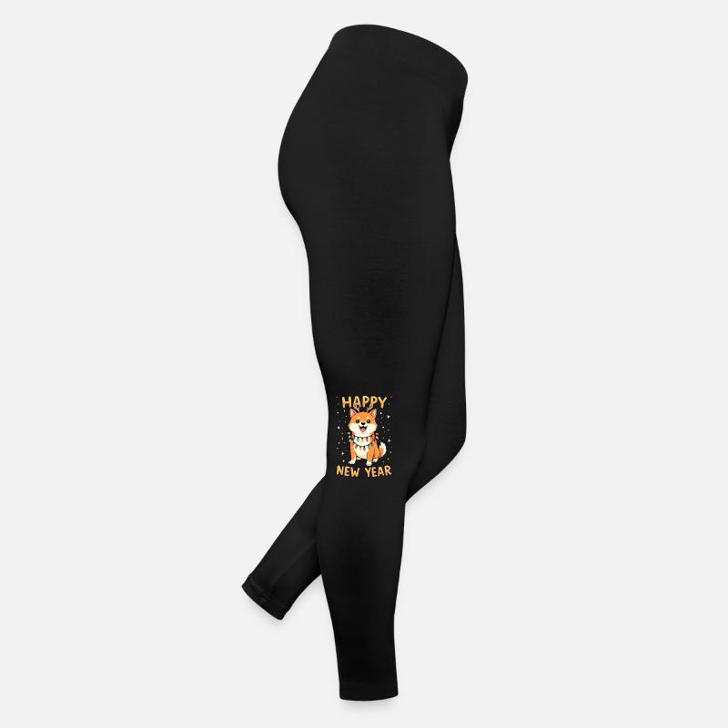 Shiba Inu - Christmas Lights Women’s Jersey Leggings