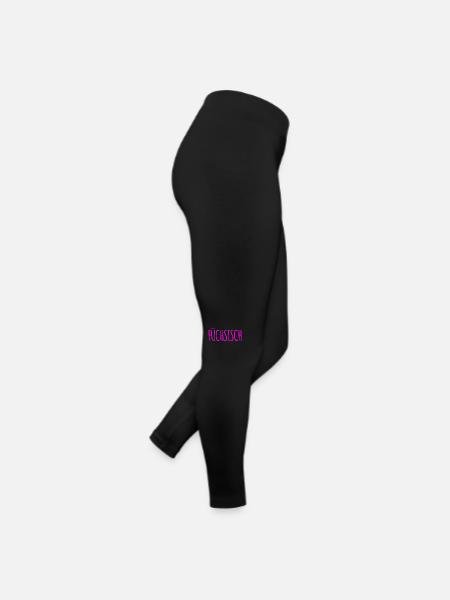Wie ein Fuchs - Frauen Jersey Leggings - Schwarz - Rechts