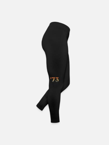 Anniversaire '73 - Legging en jersey Femme - noir - Droite