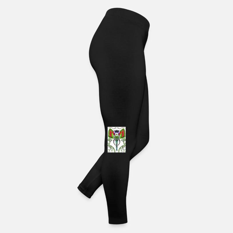 Elefantenkopf Frauen Jersey Leggings