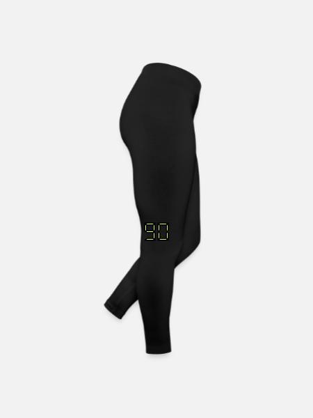 90. HAPPY BIRTHDAY. HAPPY BIRTHDAY - Women’s Jersey Leggings - black - Right
