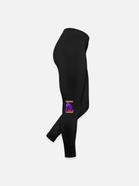 Beautiful young mother Mother Day - Frauen Jersey Leggings - Schwarz - Rechts