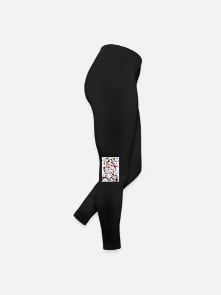 Telephone Girl - Women’s Jersey Leggings - black - Right