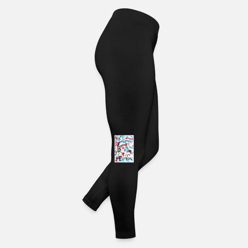 Geblendetes Mädchen Frauen Jersey Leggings