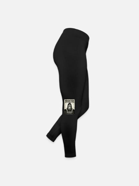 Bigfoot mugshot - Women’s Jersey Leggings - black - Right