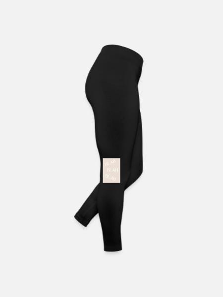 BLAH BLAH BLAH Sarcastic Humor - Women’s Jersey Leggings - black - Right