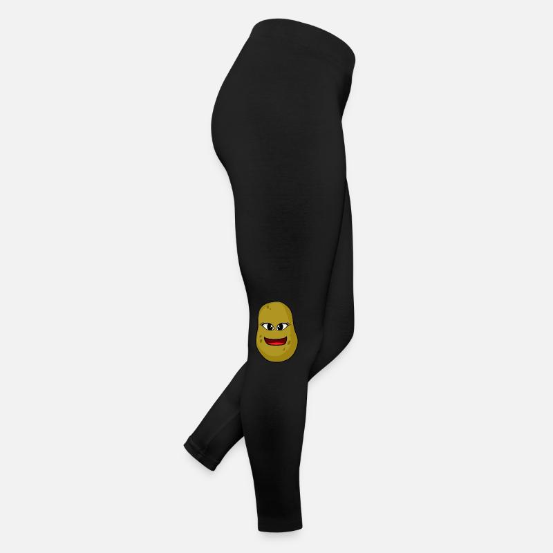 Visage de pomme de terre amical Visages pommes de terre Legging en jersey Femme