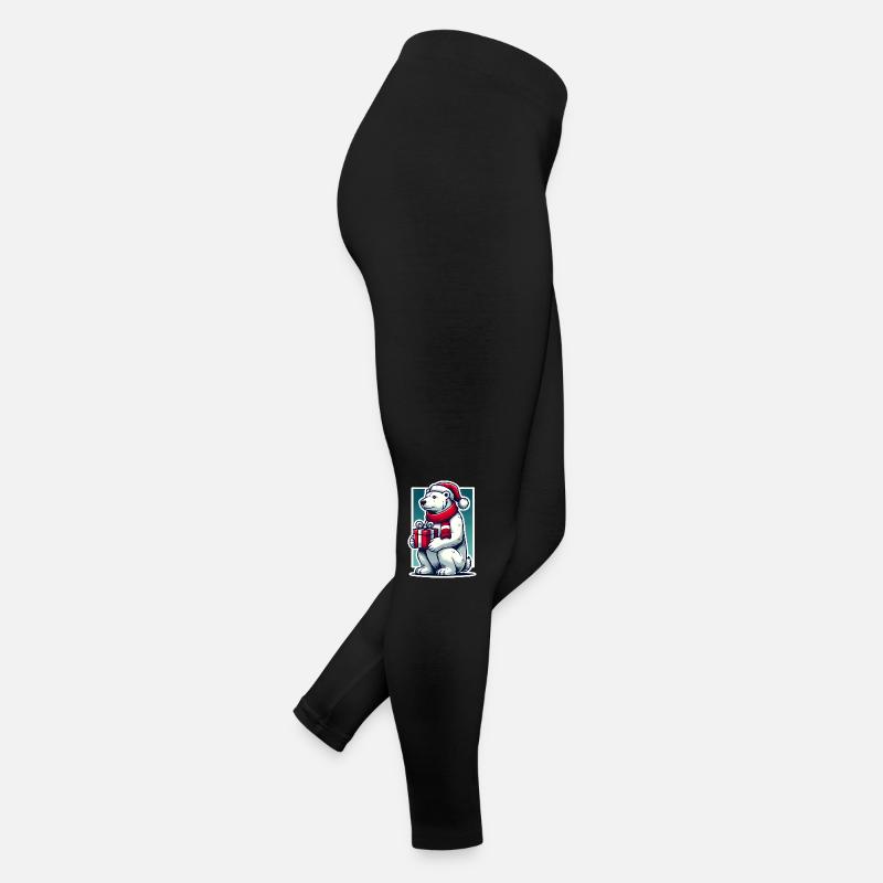 Weihnachtsbär Frauen Jersey Leggings