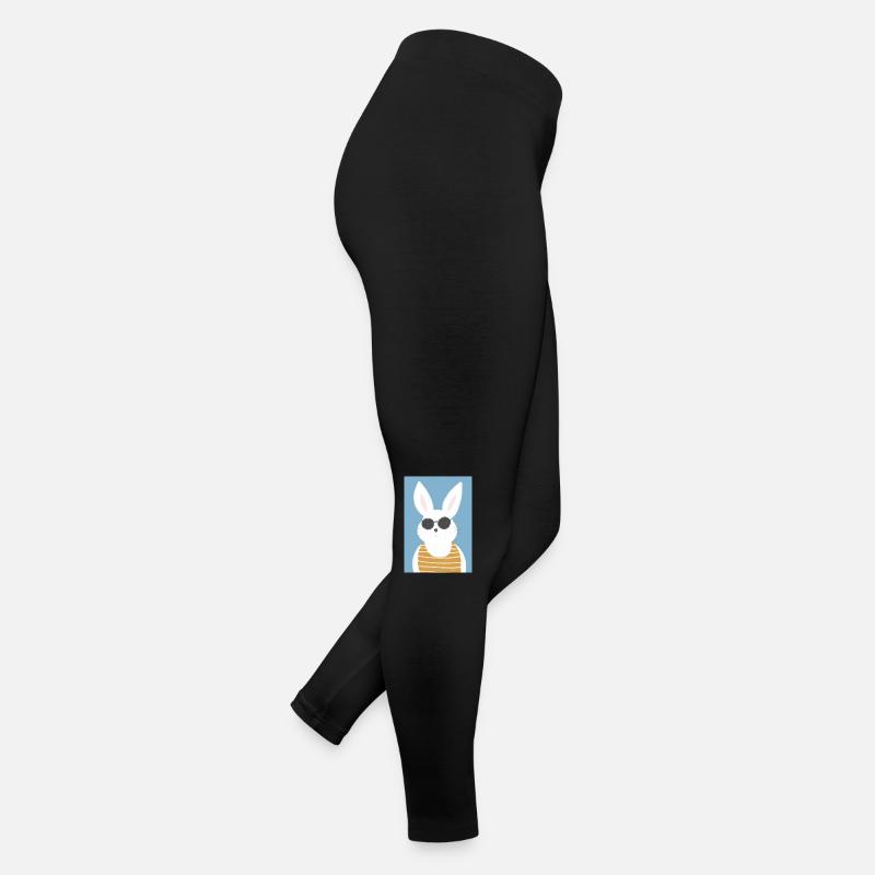 Lapin d’été vintage Legging en jersey Femme