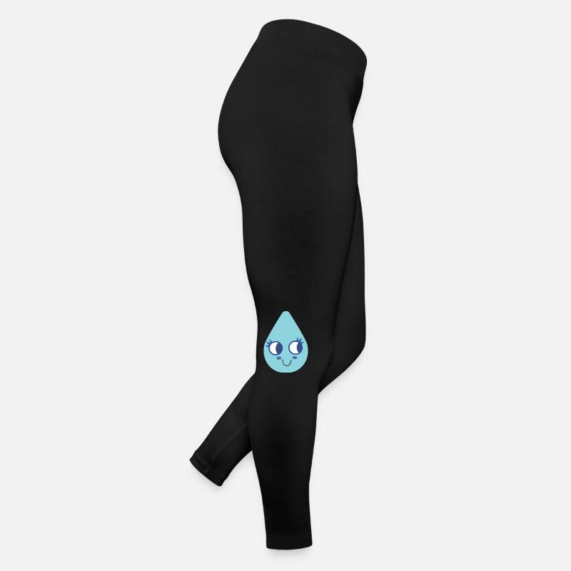 Gouttelette d’eau mignonne Legging en jersey Femme