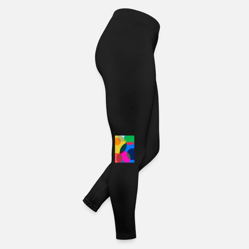 Pittura astratta Leggings in jersey da donna