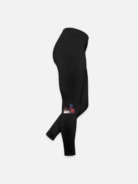 Surfer sport art #surfer #sport - Legging en jersey Femme - noir - Droite