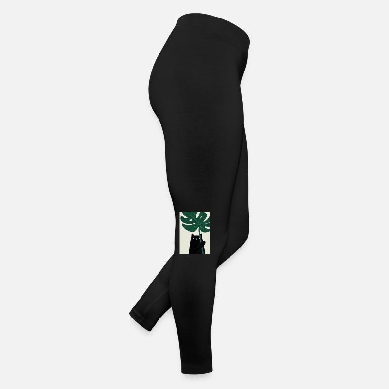 Katze mit Urlaub Frauen Jersey Leggings