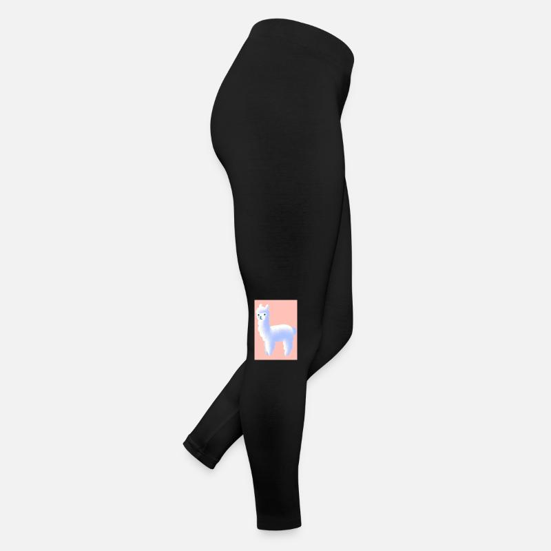 Pastell-Alpaka Frauen Jersey Leggings