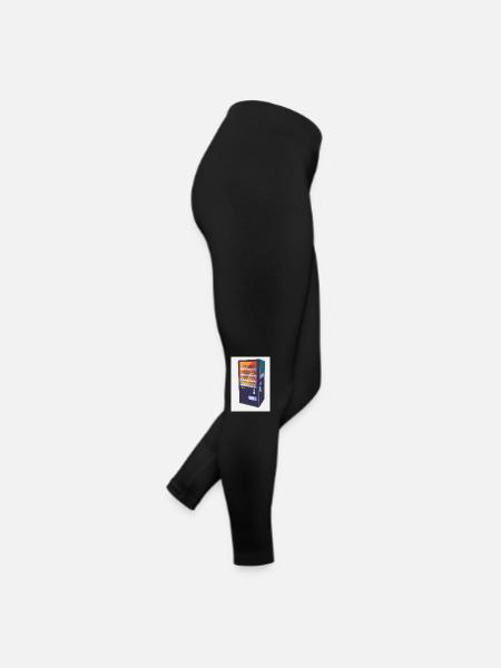 Moderner Imbissautomat - Frauen Jersey Leggings - Schwarz - Rechts