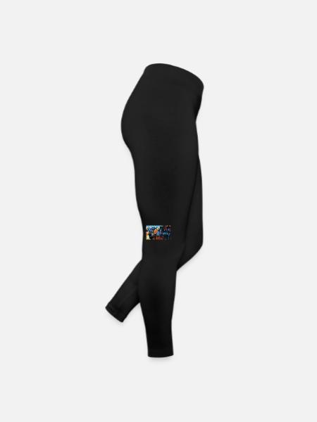 The Coffee Bean old van painting - Women’s Jersey Leggings - black - Right
