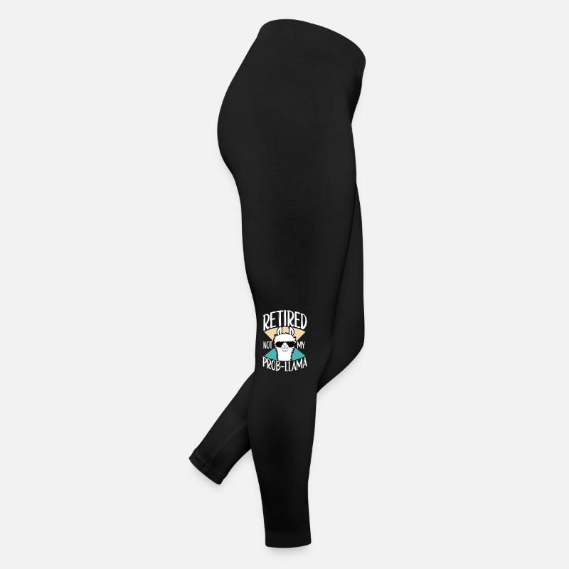 Pas mon prob lama à la retraite Prob-llama à la retraite Legging en jersey Femme