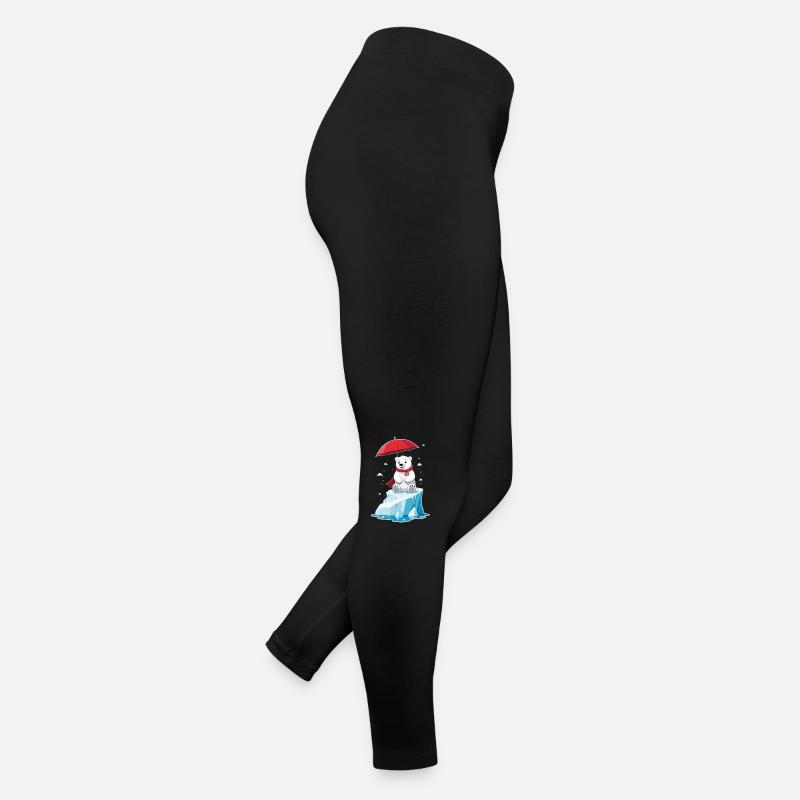 ours polaire, glace et parasol Legging en jersey Femme