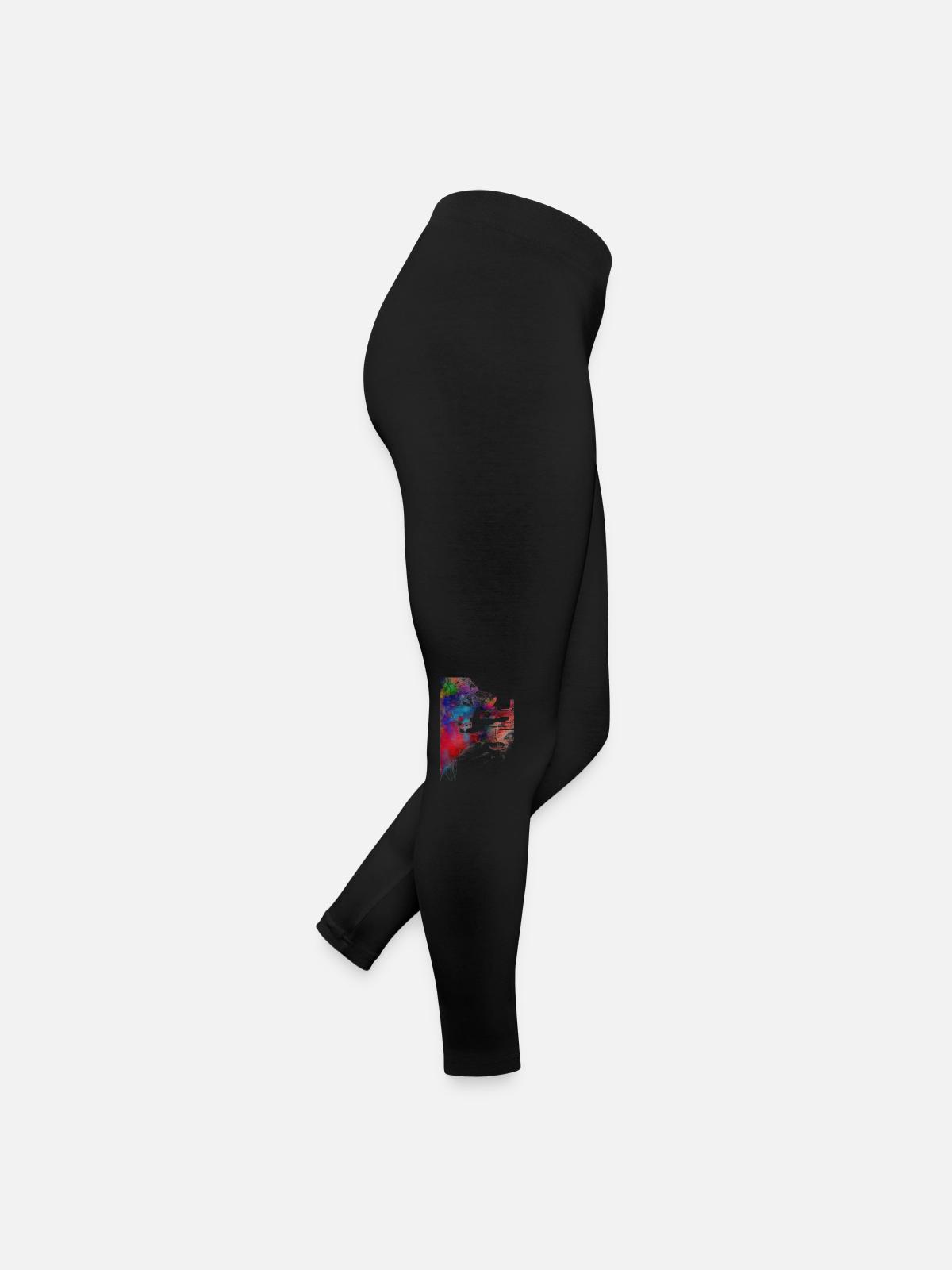 Ampumaurheilun taide #shooting #hunting - Naisten jerseyleggingsit - musta - Oikealta