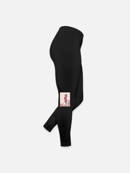 jazz - Frauen Jersey Leggings - Schwarz - Rechts