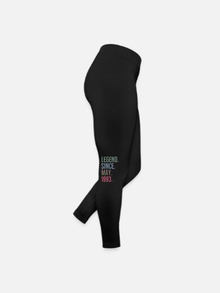 Legende seit Mai 1993 - Frauen Jersey Leggings - Schwarz - Rechts