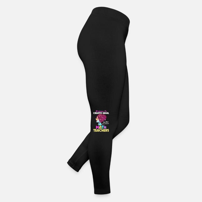 Some Become Math Teachers School Education Frauen Jersey Leggings