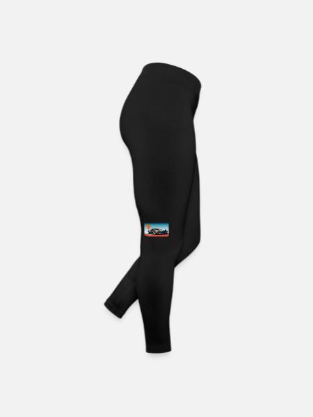 Voiture de course colorée - Legging en jersey Femme - noir - Droite