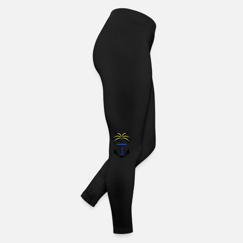 Palme Anker Symbol Frauen Jersey Leggings