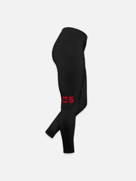 Moto 35 biker - Women’s Jersey Leggings - black - Right