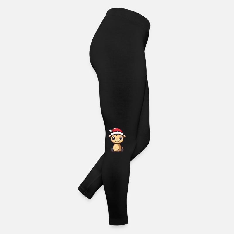 Camel Christmas Cute Women’s Jersey Leggings
