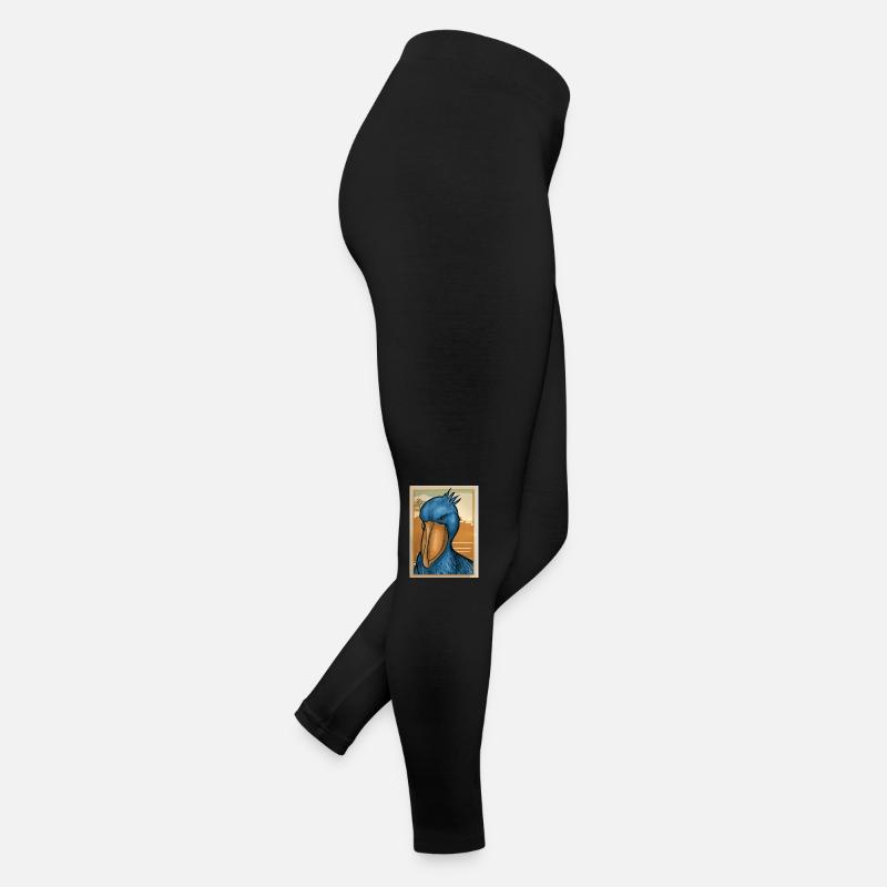 Shoebill Bird Ornithologist Forest I Gift Women’s Jersey Leggings