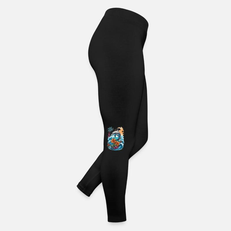 Dauphin mignon Legging en jersey Femme