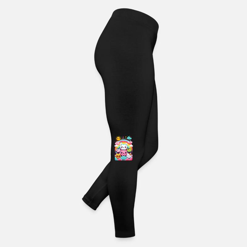Amis toca mignons - Chats, soleil et arc-en-ciel Legging en jersey Femme
