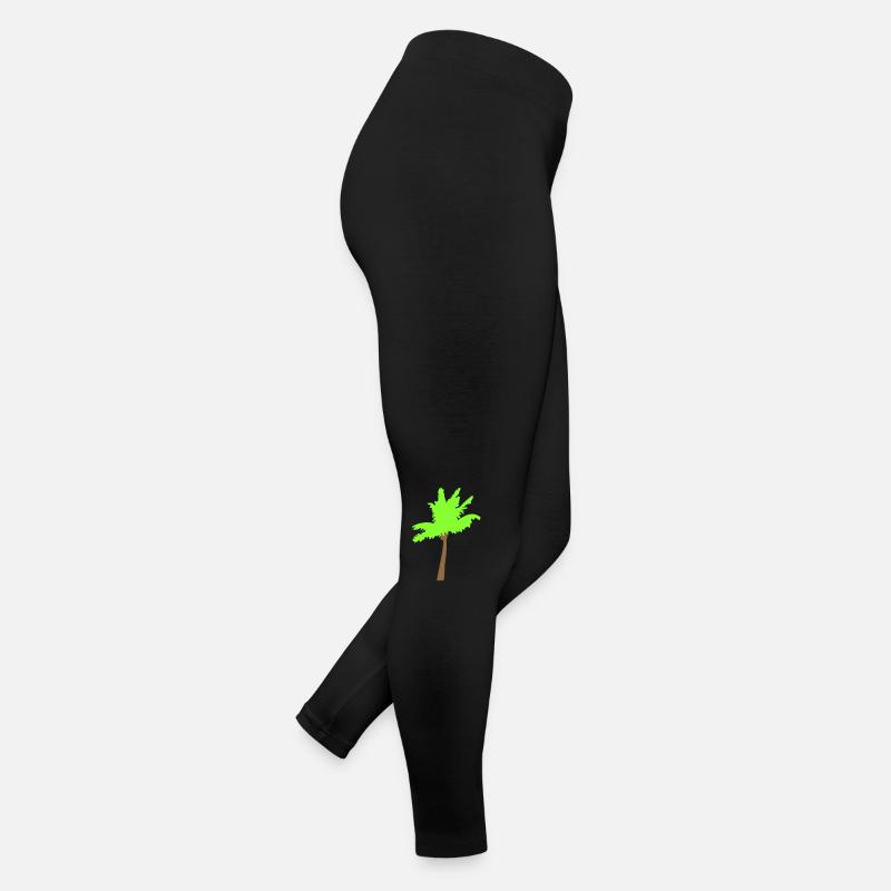 Palm Tree Island Tree Beach Holiday Coconut Sea Cool Women’s Jersey Leggings