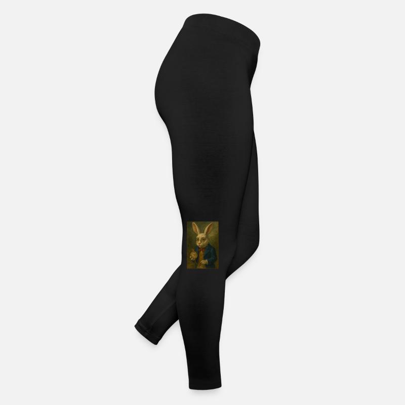 Weißer Hase Frauen Jersey Leggings